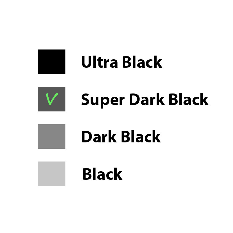 Пленка тонировочная JBL 0.75x3m Super Dark Black Львов - изображение 3