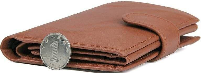 Портмоне чоловіче Vintage 14534 з натуральної шкіри Коричневе Київ - фото 6