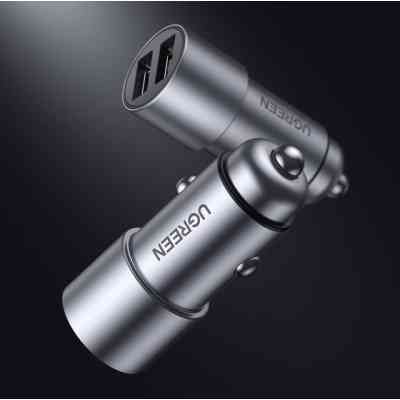 Зарядний пристрій Ugreen USB-A Dual 24W QC Grey (CD130) (50592) Вінниця