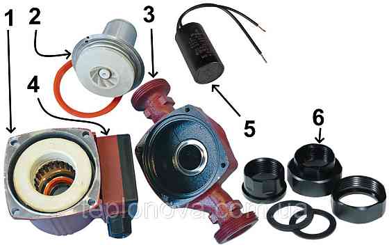 Насос циркуляційний VOLKS pumpe ZP25/4 180 мм + гайки Чернівці