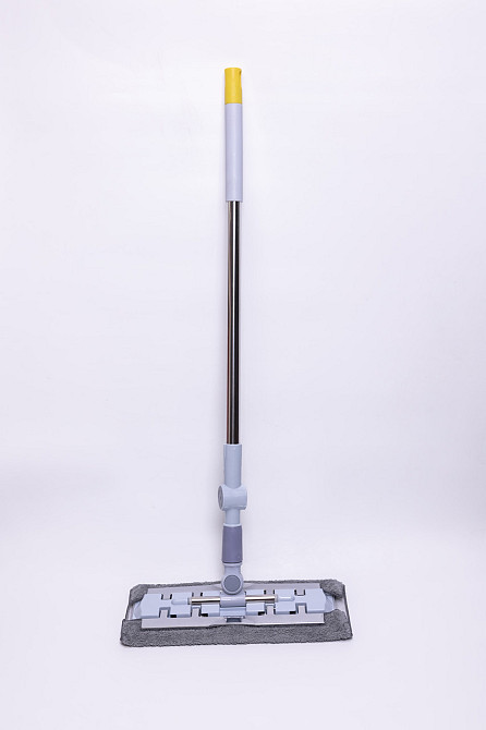Універсальна плоска швабра для прибирання жовта Київ - фото 4