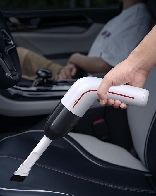 Автомобільний пилосос Usams US-ZB253 Mini Handheld Vacuum Cleaner LEJ Series White Київ - фото 8