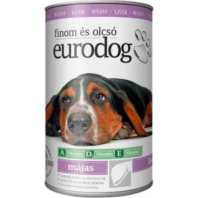 Консервы для собак EuroDog Liver 415 г (5999886848071) Винница