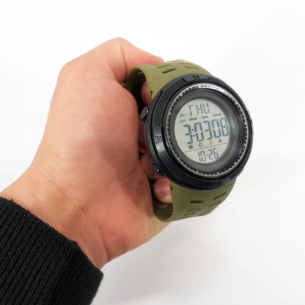 Хорошие наручные часы мужские SKMEI, Часы армейские скмей Водостойкие тактические NH-72 Киев - изображение 10