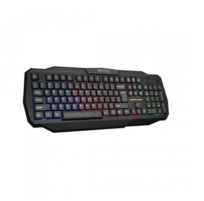 Клавиатура игровая XTRIKE KB-302USB проводная USB с подсветкой черный Житомир - изображение 3