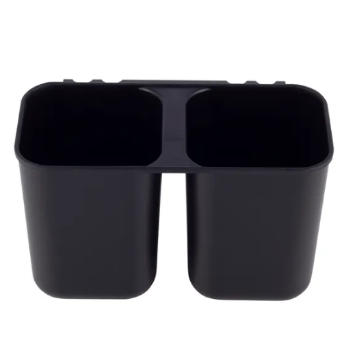 Сушарка для посуду 41,5*13,5*28см з піддоном алюміній чорний 0752 KAMILLE Житомир - изображение 11