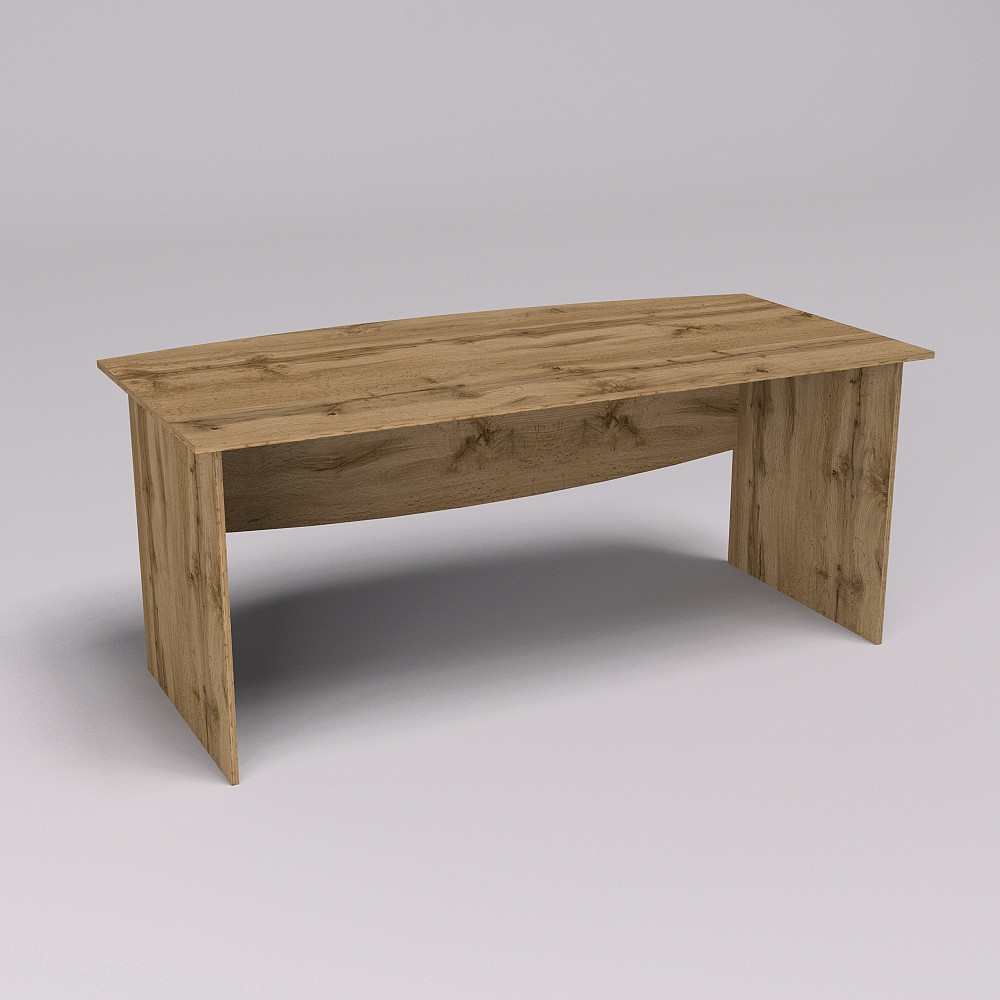 Стол офисный Лидер, Дуб Аппалачи, 1800/900/760 Львов - изображение 2