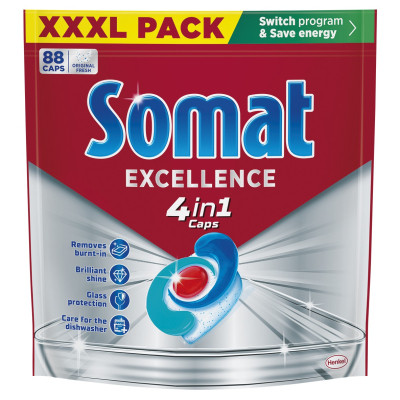 Таблетки для посудомоечных машин Somat Excellence 88 шт. (9000101831559) Винница - изображение 1