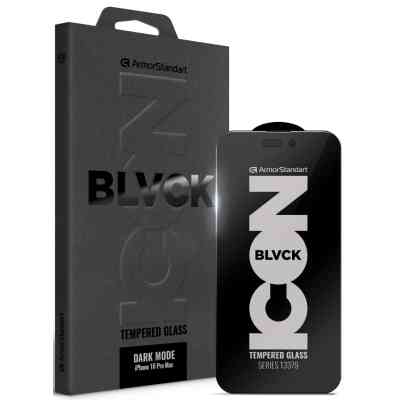 Скло захисне Armorstandart Dark Mode Apple iPhone 16 Pro Max (ARM85820) Вінниця