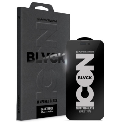 Скло захисне Armorstandart Dark Mode Apple iPhone 16 Pro Max (ARM85820) Вінниця - фото 1