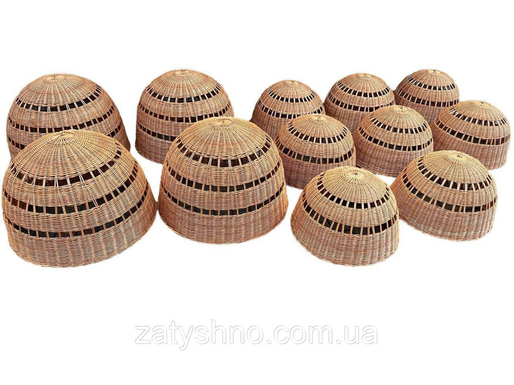 Плетеный абажур круглый Киев - изображение 3