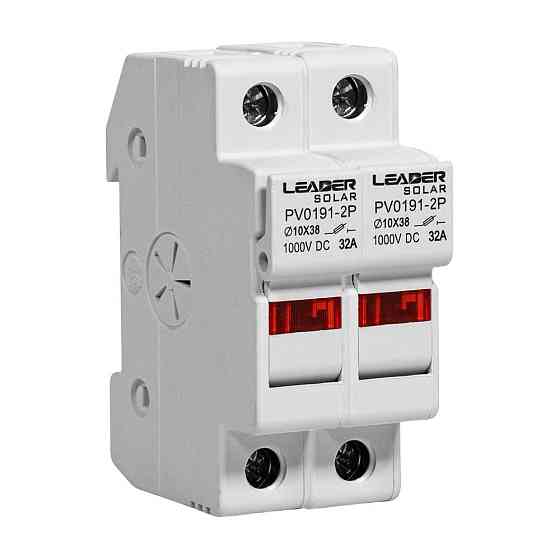 Роз'єднувач запобіжників 32A Leader PV0191-2P DC 1000V (42-00219) Киев