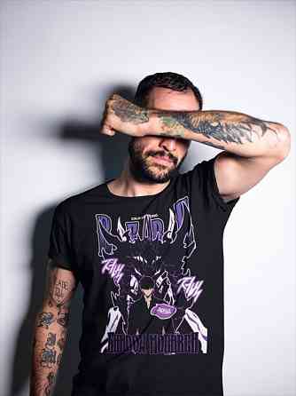 Футболка аниме Соло Левелинг Сунг Джинвоо оверсайз (S/M/L) Черний AnimeJ0219 Днепр