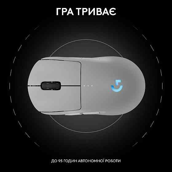 Миша бездротова Logitech G Pro 2 Lightspeed White (910-007302) ( Білий ) Харьков
