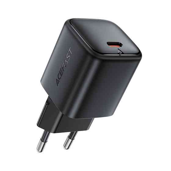 Мережевий зарядний пристрій ACEFAST A136 PD40W mini GaN USB-C fast charger Black Одеса