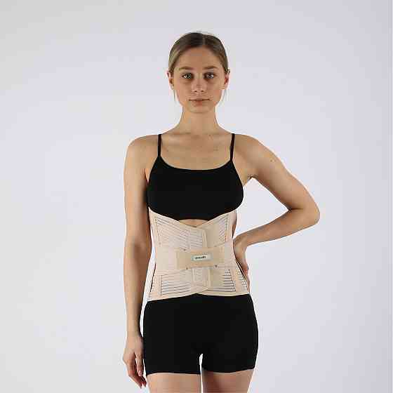 Бандаж попереково-крижовий, 6 ребер жорсткості, висота 32 см, пояс для спини CAS320K Розмір L Кам'янець-Подільський