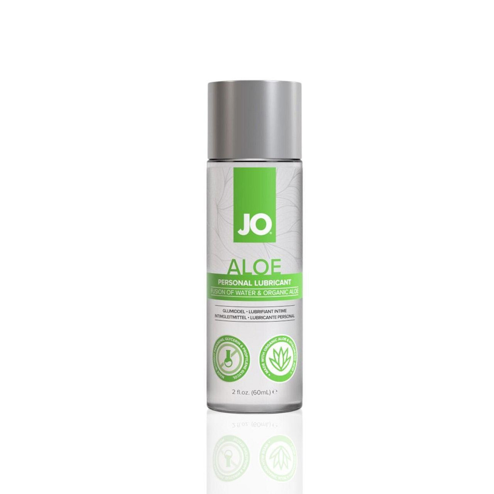 Змазка на водній основі JO H2O Organic Aloe (60 мл), зволожувальний та заспокійливий ефект Sex Aura Київ - фото 1
