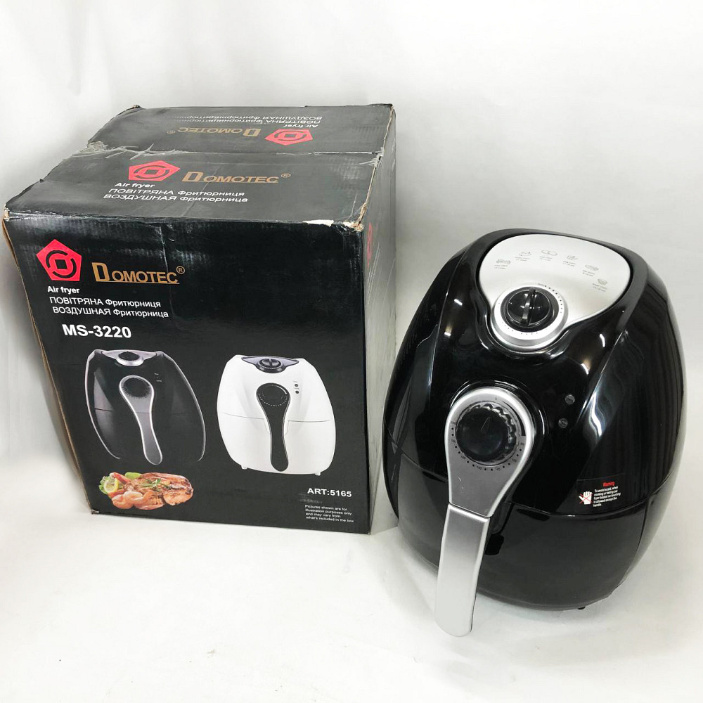 Фритюрниця для дому кухні Domotec, Аерогриль-фритюрниця з сенсорним екраном, Аерогриль для випічки IH-99 Львів - фото 9