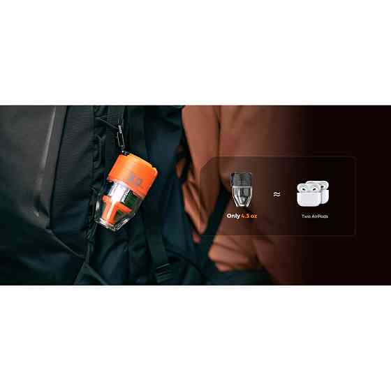 Насос-ліхтар кемпінговий Flextail Max Pump 3, чорний Київ