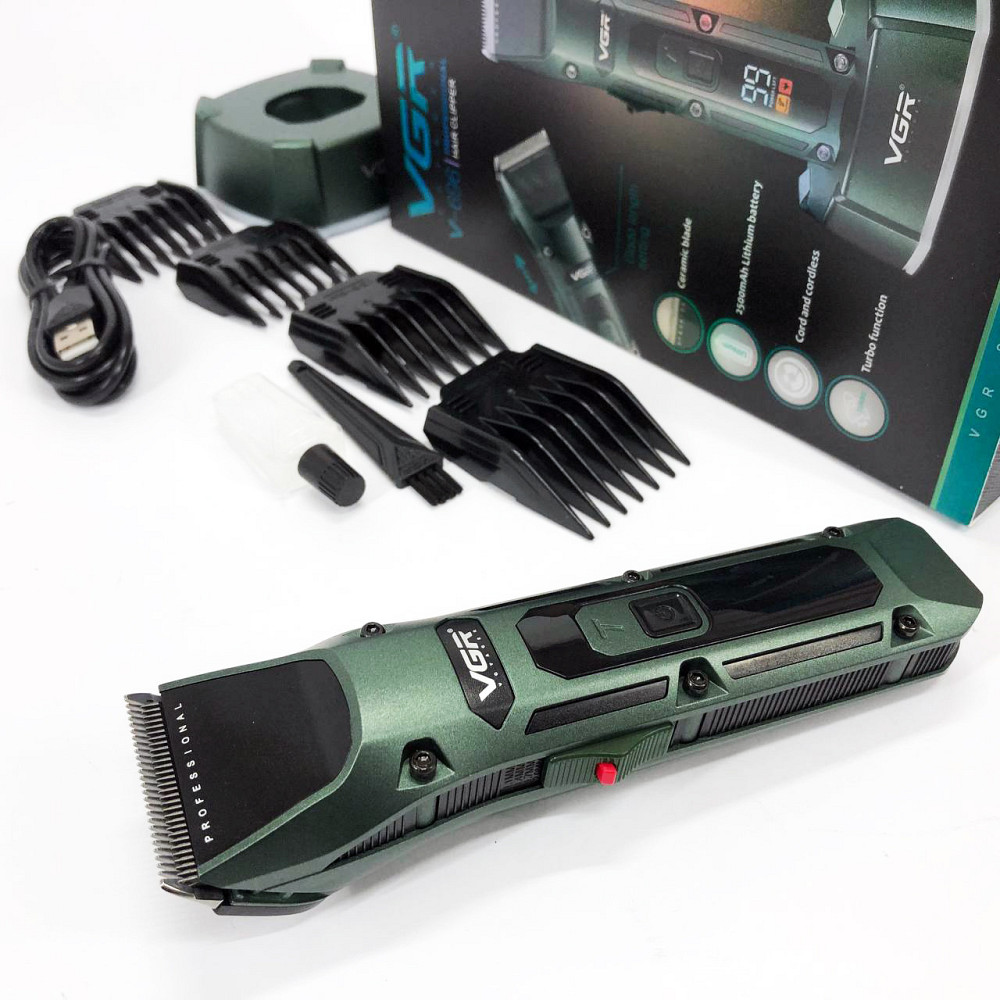 Практичная машинка для стрижки волос VGR, Машинка-триммер 3 в 1 для стрижки волос LI-80 Львов - изображение 15