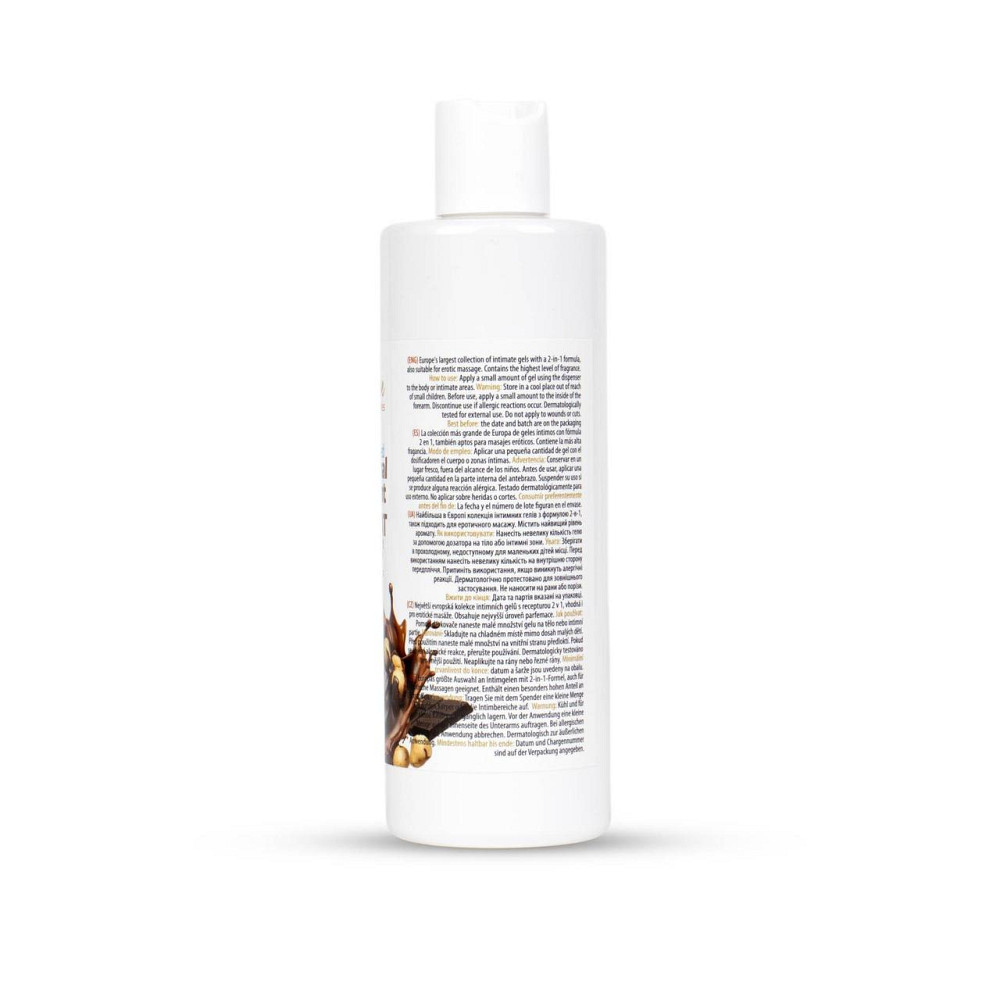 2в1 лубрикант та масажний гель - MyLove Aroma Series Intim&Massage Nougat, 300 мл Sex Aura Київ - фото 5