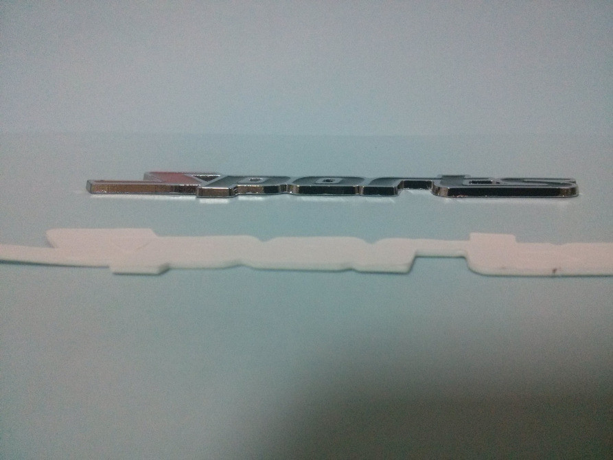 Наклейка Металева Sports Тюнінг авто не іржавий Київ - фото 2