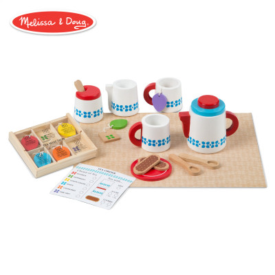 Игровой набор Melissa&Doug Деревянный набор Чайный сервиз (MD19843) Винница - изображение 5