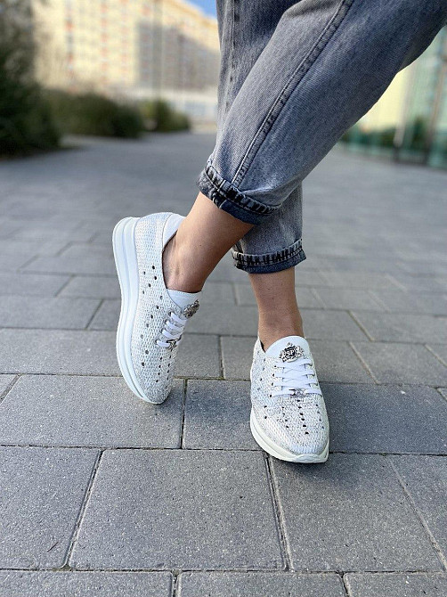 Liya Кросівки жіночі LIYA 106 срібні (весна-літо, шкіра натуральна) (3304) лише 39р. Коломия - фото 5