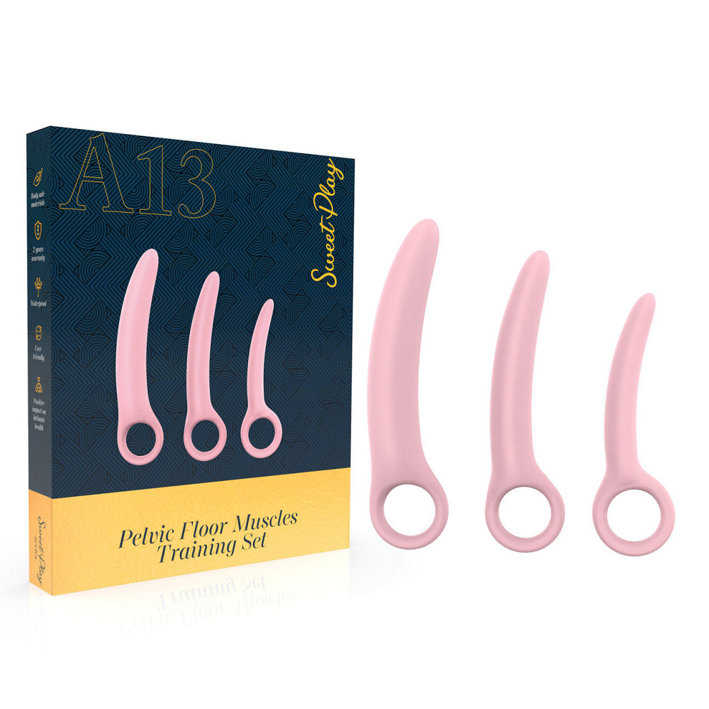 Набір вагінальних розширювачів - Erospace Sweet Play Pelvic Floor Muscles Training Set A13 Sex Aura Київ - фото 1