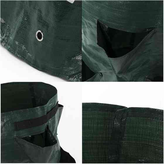 Вазон кашпо мешок-сумка для выращивания саженцев в теплице,саду огороде для рассады овощей,ягод размер 40х23 Каменец-Подольский