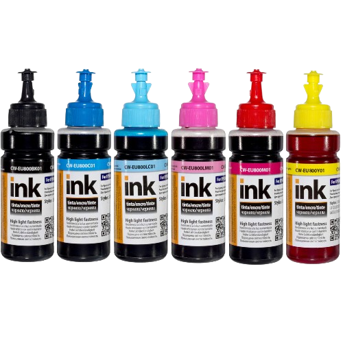 Комплект чорнил 6*100 мл Epson L-800 BK/С/M/LС/LM/Y ColorWay Житомир - фото 2