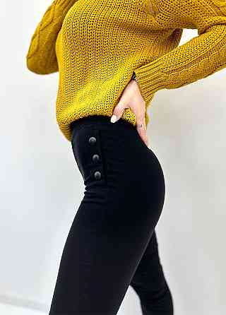 Демісезонні легінси лосини Daily джинс-коттон на флісі 40 Київ