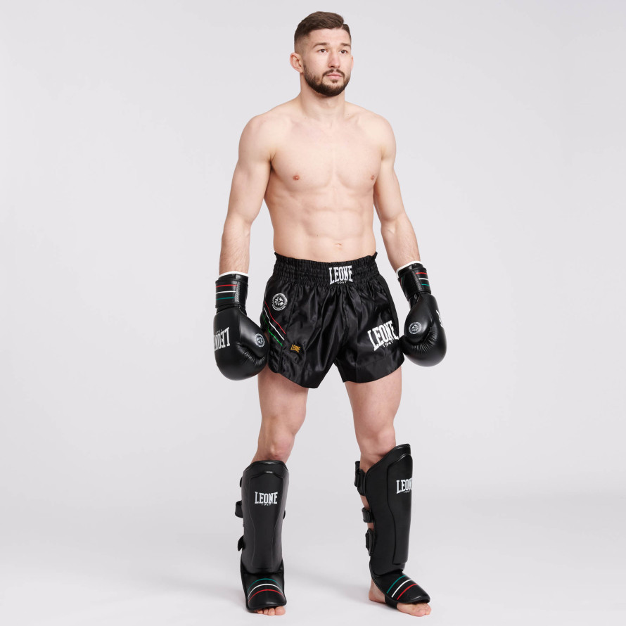 Шорти для тайського боксу Leone Flag Black M Каменское - изображение 8