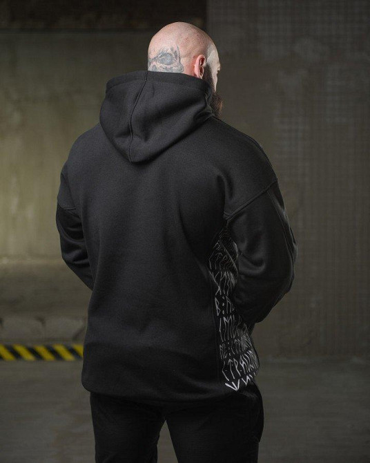 Теплая худи ghetto viking  НП4856 Одесса - изображение 4