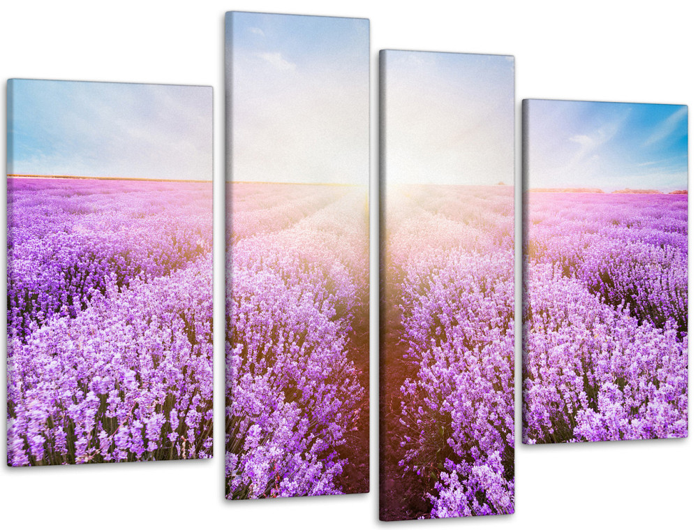 Модульная картина Поле Лаванды Art-133_4 110x160 см Киев - изображение 1