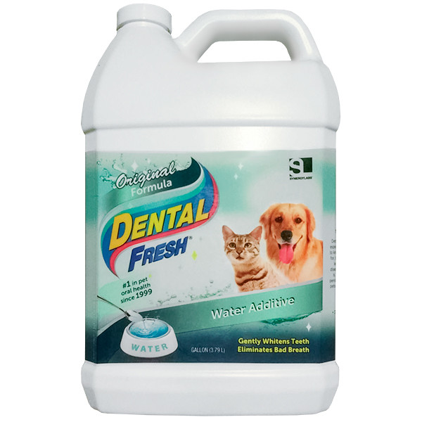 SynergyLabs Dental Fresh СИНЕРДЖІ ЛАБС СВІЖІСТЬ ЗУБІВ рідина від зубного нальоту і запаху з пащі собак і котів Київ - фото 1