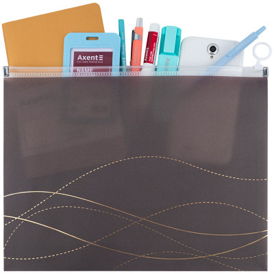 Папка на молнии Axent zip-lock А4 Waves-4 (1497-43-A) Винница - изображение 3