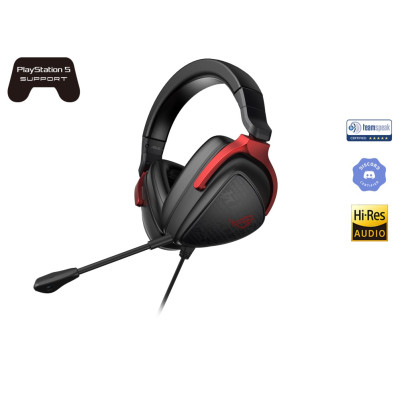 Навушники ASUS ROG Delta S Core 3,5мм Black/Red (90YH03JC-B1UA00) Вінниця - фото 2