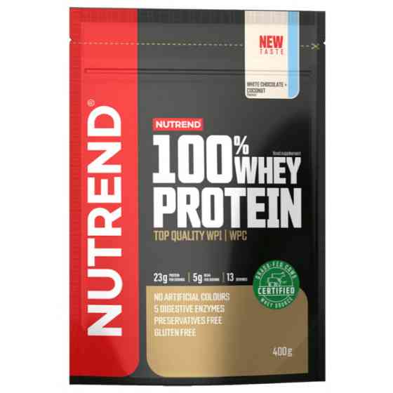 Протеїн Nutrend 100% Whey Protein 400 g (white chocolate+coconut) Луцьк
