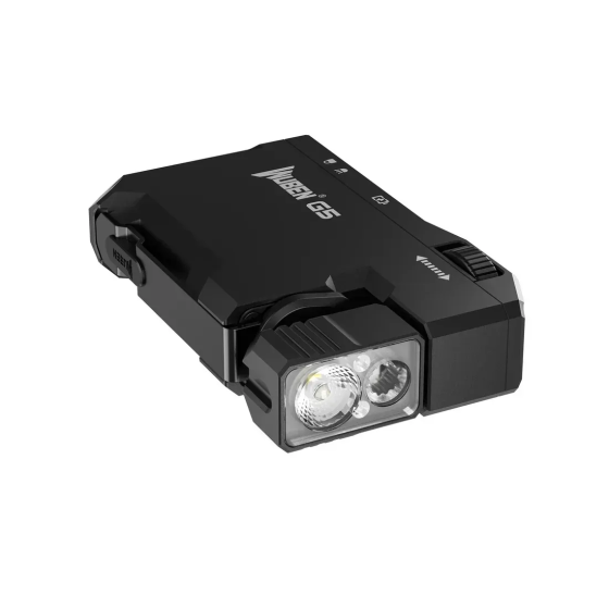 Фонарь брелок Wuben G5 EDC с красным светом + RGB свет Черный Винница