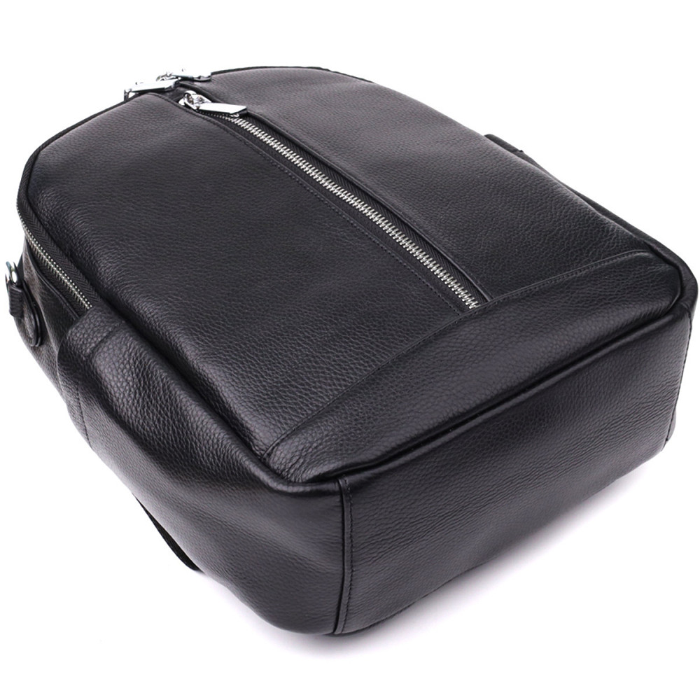 Жіночий рюкзак з натуральної шкіри Vintage 23057 Чорний Київ - фото 6