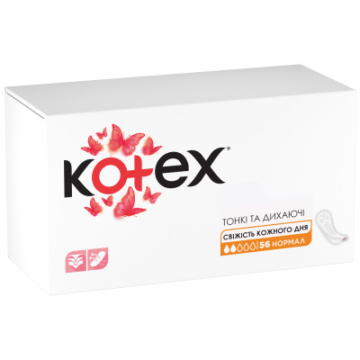 Щоденні прокладки Kotex Normal 56 шт. (5029053548289/5029053548050) Вінниця - фото 3