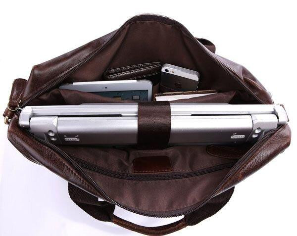 Сумка чоловіча Коричнева (Vintage) Київ - фото 4
