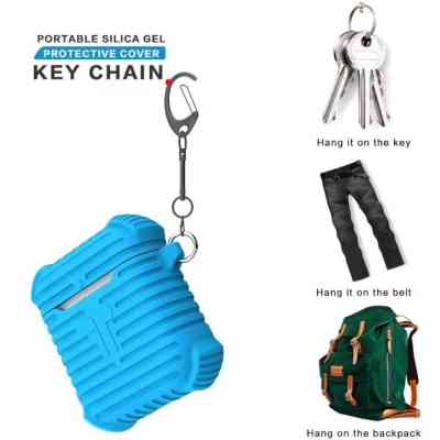 Чохол для навушників Protective i-Smile для Apple AirPods IPH1371 Blue (702351) Вінниця