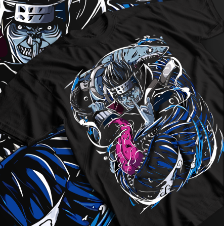 Футболка для мальчика аниме Наруто оверсайз (рост от 165 до 180 ) Черний AnimeJ0763m Днепр