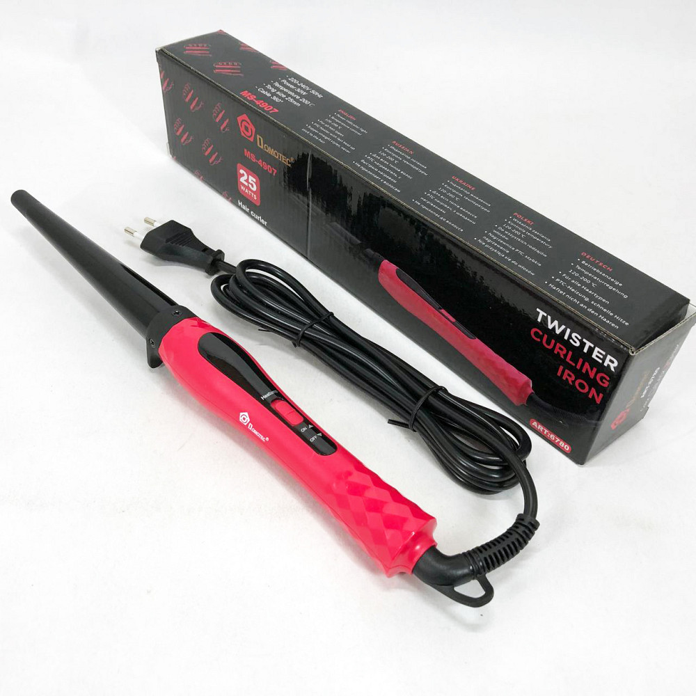 Професиональная плойка для завивки волос DOMOTEC MS-4907, Щипцы плойка кудри для волос QN-78 Львов - изображение 4