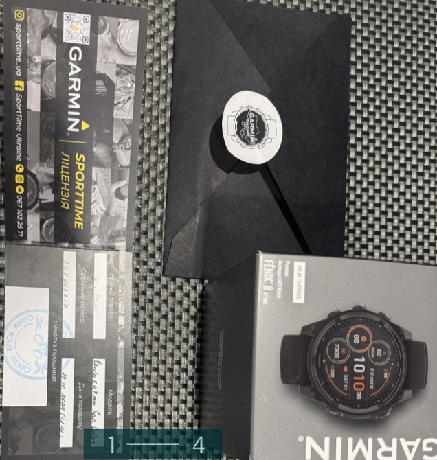 Смарт-Часи Fenix 8 44 mm.Solar Saphire Київ - фото 4