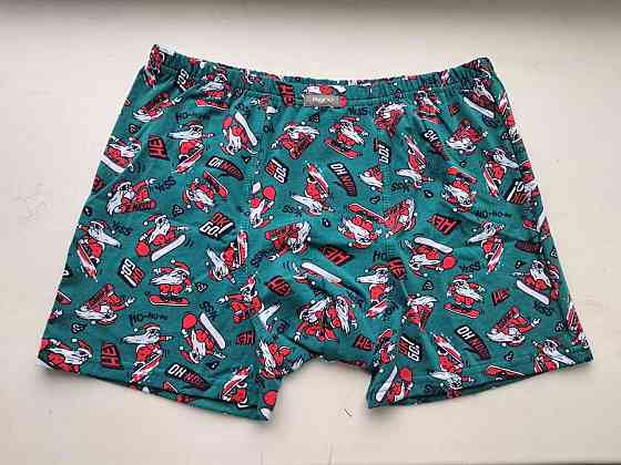 Трусы мужские шорты в обтяжку Bono Новий рік 58 (4XL) Киев