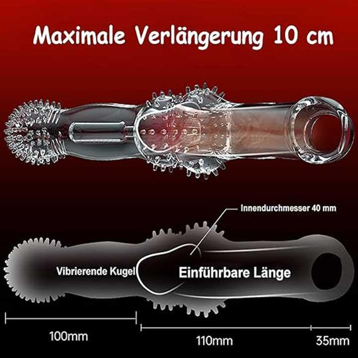 Вібронасадка для збільшення пінису 24,5 см. Збільшує пінист на 10 см Вінниця - фото 12