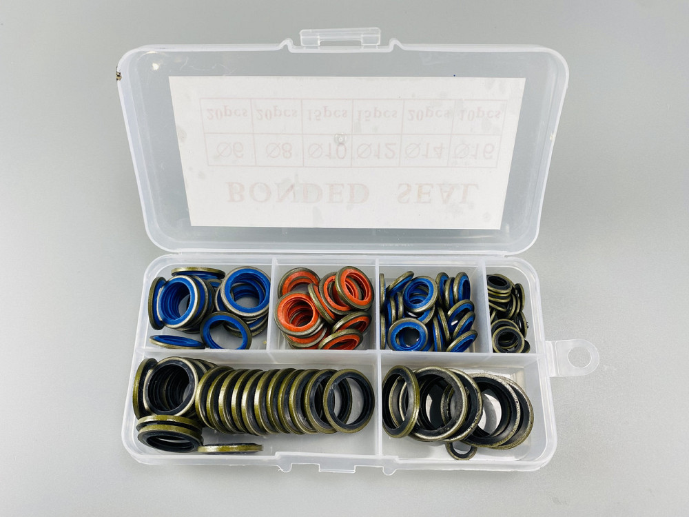 Набір шайб метал з гумовими кільцями  (100 шт)  ATP2187 Мукачево - фото 8